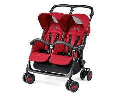 Peg Perego DASTA1MRED Zwillingsbuggy Aria Shopper Twin, mod red