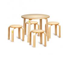Erzi Sitzgruppe 52 Formholz Kinder Stuhl Tisch Therapie Sitzen Hocker Holz