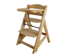 Treppenhochstuhl Babyhochstuhl Kinderhochstuhl Kindertreppenhochstuhl Babystuhl Hochstuhl NATUR 6551-D01 G