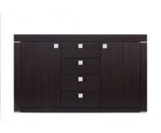 KONSIMO - ENDIVE, Kommode, BxHxT: 150x88x42cm, Profi Lieferservice!, modern, Kommode, Sideboard, Dielenkommode, Wenge Nachbildung