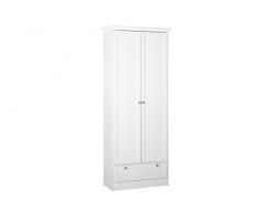 Intertrade 001734 Schrank - Garderobe - Schuhschrank Aura 13, 80 x 200 x 39 cm, dekor weiÃ