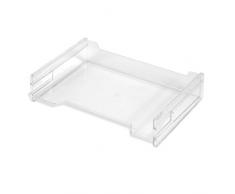 3x Ablagekorb / DIN A4 quer / Farbe: transparent hochglanz glasklar