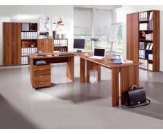 Germania 0986-88 Aktenschrank mit Doppeltür GW-Power in Walnuss-Nachbildung, 69 x 180 x 34 cm (BxHxT)