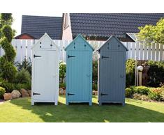 Leco Gartenschrank Vintage, dunkelgrau, 77 x 55 x 179 cm, 33600114