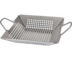 Korb Gemüse BBQ 30 x 30 x 5 cm, Zubehör für Grill