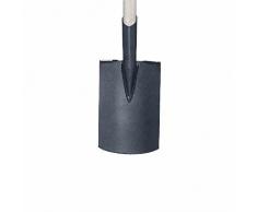 Star 141754 Damenspaten gerade, perl-dunkelgrau, Buche-T-Stiel