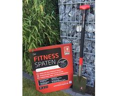 IDEAL Fitness Spaten, schwarz / rot, 117,5 x 18,5 x 7 cm, 24019000