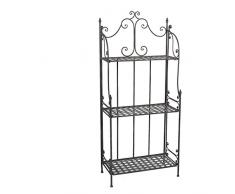 Greenware Pflanzenregal, Blumentreppe, Planzentreppe Blumen Garten Sara Plant Etagere, grau