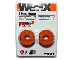 Worx Ersatz-Fadenspule für Rasentrimmer, orange, 6.5 x 6.5 x 2.2 cm, WA0004.1