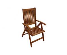 Indoba 2x Gartenstuhl, Bangor - Serie Bangor, braun, 56 x 71 x 105 cm, IND-70062-ST