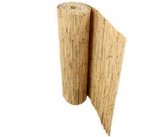 Schilfrohrmatten Premium für Balkon, Beach, 90 hoch x 600cm breit, ein Produkt von bambus-discount - Sichtschutz Matten Windschutzmatten