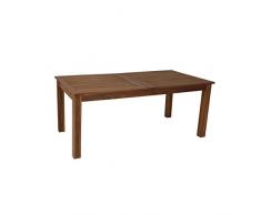 greemotion Esstisch ausziehbar Borkum - Gartentisch aus Akazie massiv - Ausziehbarer Tisch aus Holz - Outdoor-Holztisch - Ausziehtisch für Garten, Terrasse & Balkon