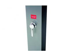 Speedshower Solardusche deluxe, Alutank 40 L, Einhebel Mischbatterie, zusätzlicher Kaltwasserhahn, 49020