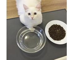hundenapfmatte Wasserdicht rutschfeste Premium Silikon Lebensmittelecht Futtermatte für Hunde oder Katzen, leicht zu reinigen passend für alle Wohnbereiche