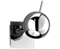 Reality Wandstrahler Retro R88781006 Chrom Kugel