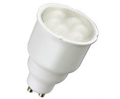 Xavax Energiesparlampe für Einbauleuchten, Strahler, Spots und Schienensystem, Reflektorform, Fassung GU10, 9 Watt, warmweiÃ