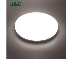 Aethlux® 24W 2050LM IP44 Rund 4500K Naturweiß LED Deckenleuchte Feuchtraumleuchte Wannenleuchte ersetzt 100 Watt Glühlampe