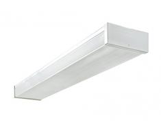 IBV Wannenleuchte Deckenleuchte Opal/Weiß 2 x T8 36W Werkstattleuchte Kellerleuchte