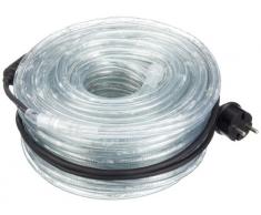 Konstsmide 3046-100 LED Lichterschlauch 6m / für AuÃen (IP44) / 230V AuÃen / 216 warm weiÃe Dioden / transparenter Schlauch