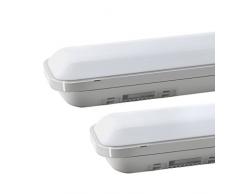 J&C® 18W 66CM 1500LM IP65 Rund Feuchtraumleuchte Wannenleuchte Naturweiss 4000K-4500K AC100-240V