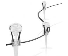 OSRAM LIGHTIFY LED Gartenleuchte Tunable White Gardenspot Mini Add-On 3 Spots, 1,5m Länge / dimmbar / warmweià 2700K / Kompatibel mit Alexa