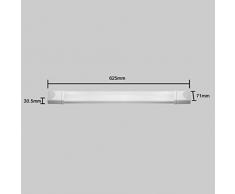 J&C 18W 60CM TRI-PROOF LED Feuchtraumleuchte Nassraumleuchte Deckenleuchte Wasserdicht IP65 1400Lumens Feuchtigkeitsbeständigkeit Leuchtstofflamp mit PC Abdeckung 2835 SMD Naturweiß Wannenleuchte für Badzimmer Küchen Garten Garage und Korridor