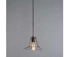 QAZQA Industrie,Klassisch / Antik,Landhaus / Rustikal Pendelleuchte Pacific antik gold Metall Rund,Länglich / LED geeignet E27 Max. 1 x 40 Watt