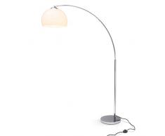 Duncan Standleuchte, Lounge Bogenlampe, H: 166cm, B: 122cm, ø 30cm, 1x E27 max. 60W