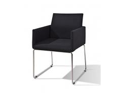 my Chair Esszimmer Stuhl Retro Design 2-er Set, anthrazit