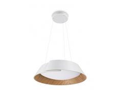 Philips InStyle LED Pendelleuchte Nonagon, weiÃ/Holz
