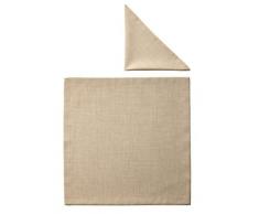 Sander Stoffservietten - Servietten - Loft beige - ca 40x40 cm - 2 teilig