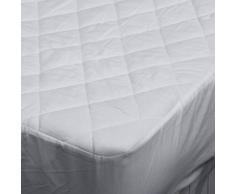 Homescapes Gesteppter Matratzenschoner ca. 180 x 200 cm, preiswert und zuverlässig, Spannbezug Matratzenschonbezug aus 50% Baumwolle und 50% Polyester, Schonbezug Matratze
