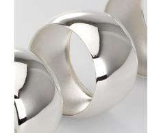 Serviettenringe Versilbert Silber 4cm 4er Set Servietten Ringe Tischservietten Ring Serviettenring