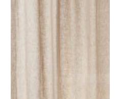 URBANARA Vorhang Cuyabeno – 100% reines Leinen, Beige mit Schlaufen – 140 x 245 cm, einzelner Schal/Gardine/ Leinenvorhang/Leinengardine
