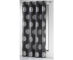 Zauberhafter Ösenschal / Vorhang mit Ösen - MAGIC POINTS , 140 x 260 cm (ANTHRAZIT )