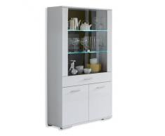 Demeyere 416759 Vitrine Spanplatte, 85,4 x 41,7 x 181 cm, weiÃ