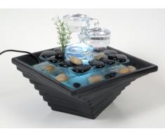 WeiVa Feng Shui Keramik - Glas Zimmerbrunnen mit LED Beleuchtung 184