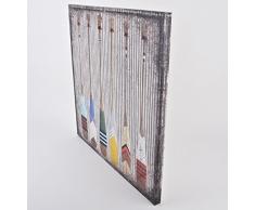 Wandbild Paddel Maritim Design Kunstdruck 70x70cm Yachting (Motiv 2)