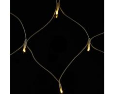 Hellum 565317 LED-Energiespar Lichtnetz warm-weià 192-teilig, inklusive Trafo, für Innen/AuÃen