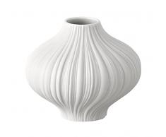 Rosenthal 13027-100102-26008 Miniaturvase Plissée aus weißem Porzellan, Höhe 8 cm
