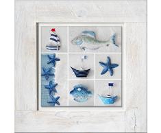 Pro-Art-Bilderpalette hrg742a Wandbild Vintage-Wood Maritim Mix II