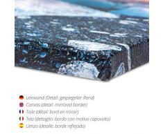 Leinwandbild 60 x 40 cm: Der maritime Setzkasten von Monika Jüngling - fertiges Wandbild, Bild auf Keilrahmen, Fertigbild auf echter Leinwand, Leinwanddruck