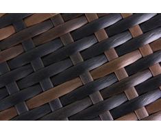Zelsius - Polyrattan Auflagenbox, Gartentruhe, Kissenbox, 133 x 62 x 55 cm, Terrassenbox in verschiedenen Farben (braun)