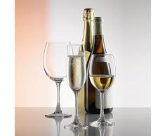 Spiegelau & Nachtmann, 18-teiliges Gläser-Set, Rotwein/WeiÃwein/Champagner, Kristallglas, 515/ 285/ 190 ml, Soiree, 4070098