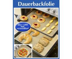 WENKO 2126100500 Antihaft-Backform-Zuschnitt rund - wiederverwendbar, spülmaschinengeeignet, Kunststoff, 41 x 0.1 x 39 cm, Braun