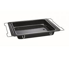 RIESS Profi Backblech Multiflex, Herdbackblech, hoch, Ø 41,5 x 52,5/33 cm, Höhe: 5,4 cm, schwarz