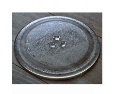 27 cm Universal Mikrowelle Ersatz Drehteller Glasteller Ersatzteil Microwelle Ersatzteller mit 27cm Durchmesser Teller Mikrowellenteller Microwellenteller