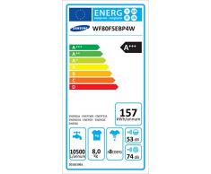 Samsung WF80F5EB Waschmaschine / A+++ / Frontlader / 1400 UpM / 8 kg / Smart Check Mengensensor / Digitaler Inverter Motor / weiß