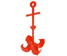 koziol Eierkocher Aloha, Kunststoff, solid orangerot, 12,3 x 12,3 x 24,6 cm