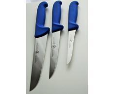 Schlachtmesser Profi- Metzgermesser 3er Set mit Soft Ergo Griff